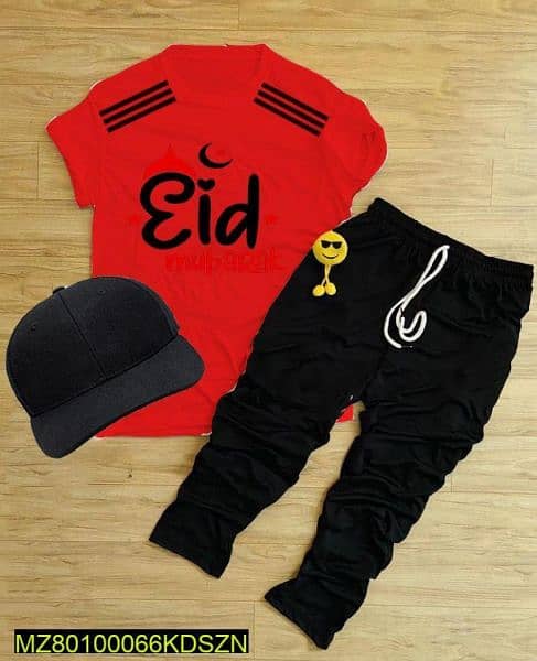kids Eid Mubarak Cottton Suit 8