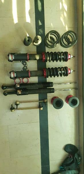Japanese coil overs in excellent condition at Good price 1