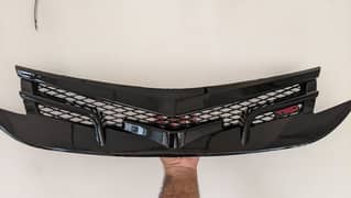 Glossy black Trd Grill for Corolla