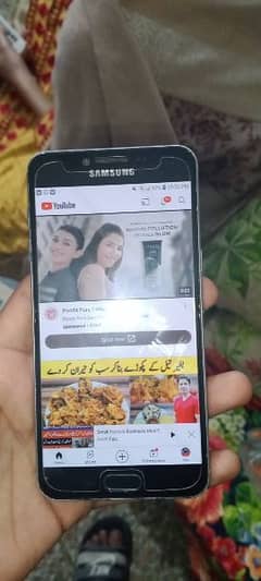 Samsung Galaxy c5 used one hand gray colour urgent sale