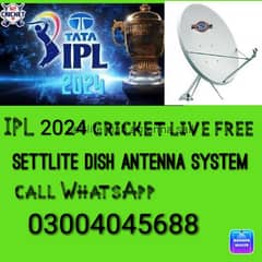 World sports channels live in dish antenna system