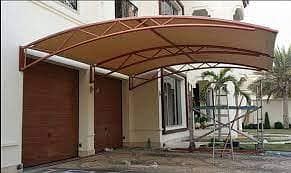 Car Parking Shade /  SunShade for House / Factory & School areas Shed