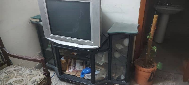 Sony TV for sale with trolley 3