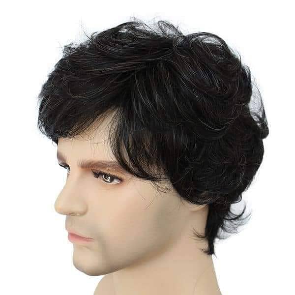 Men wig imported quality _hair patch _hair unit(0'3'1'3'4'1'3'9'3'9'0) 5