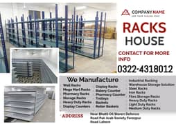Wall racks/ Rack/ Super store rack/ Pharmacy rack/ Wharehouse rack