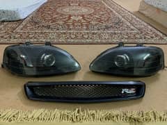 HONDA CIVIC RS 2000 LIGHTS & GRILL