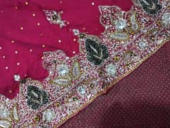 Bridal Lehnga Red hand made embroidery