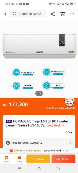 Homeage Dc Inverter 1.5 Ton 6