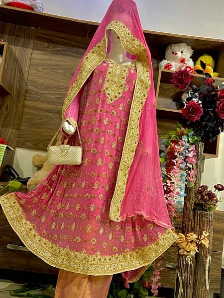 Bridal Dress | Wedding Dress |  Mehndi Lehnga | Designer Bridal maxi* 15