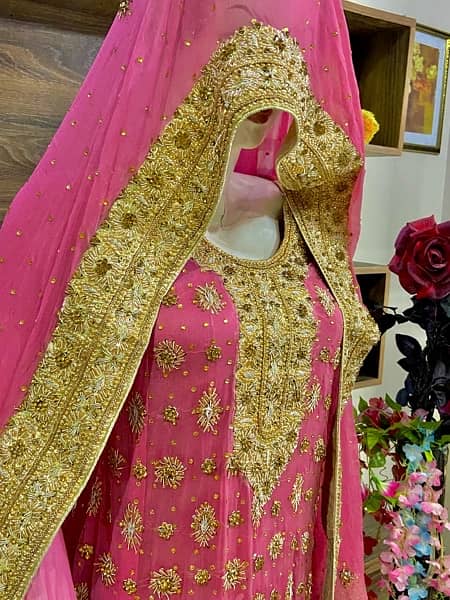 Bridal Dress | Wedding Dress |  Mehndi Lehnga | Designer Bridal maxi* 16