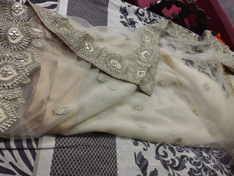 Saree/Sarri party nikah wedding dress Blouse & petticoat 8