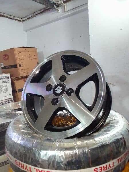 GENUINE ALLOY RIMS FOR EVERY ,HYJET , NEW ALTO AND 3