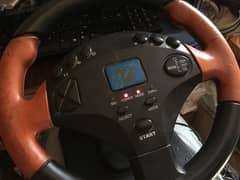 Steering Wheel for PC PS2 with Converter
