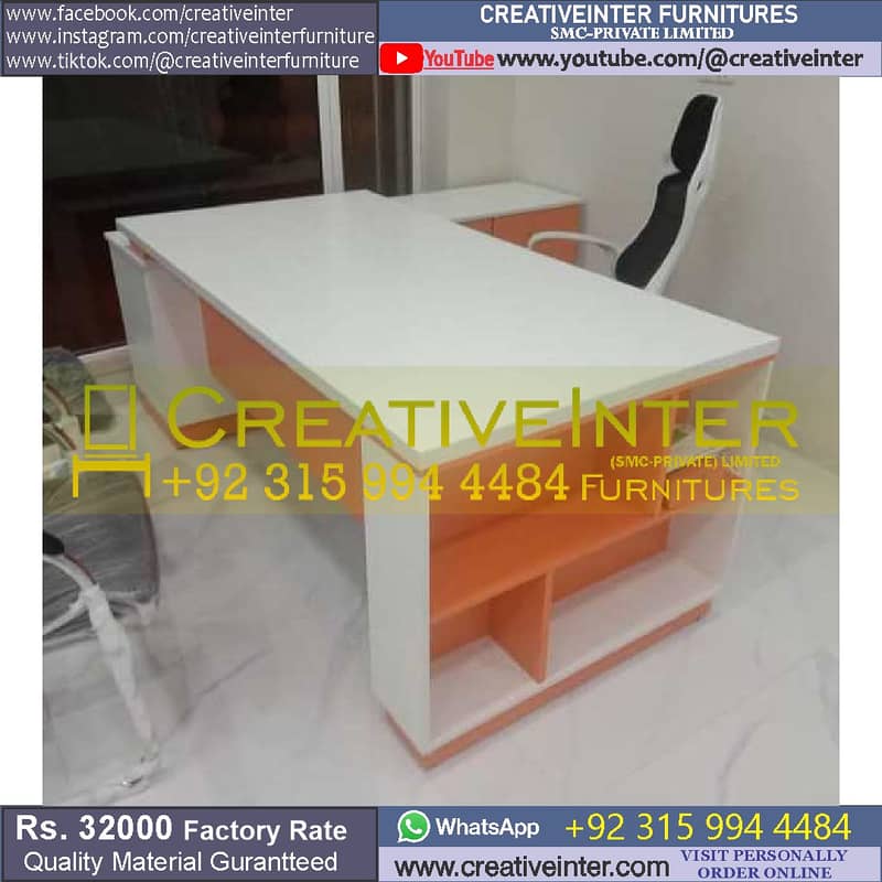 Executive Office Table Chair Reception Desk Meeting Conference Working 2