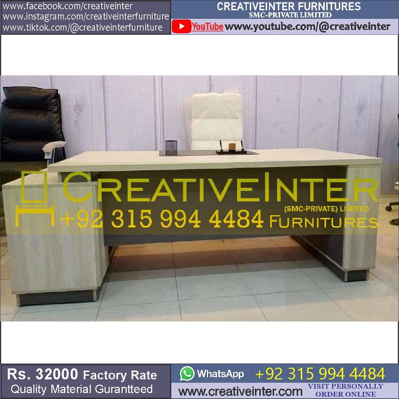 Executive Office Table Chair Reception Desk Meeting Conference Working 17