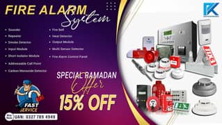 Fire Alarm System & Fire Extinguishers Smoke Detector Heat Detector