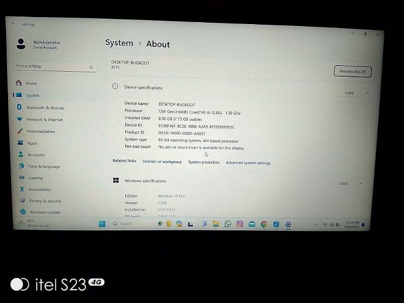 Lenovo v14 core i5 12 gen laptop 0