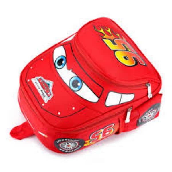 Plush car children's bag kindergarten baby boy safety backpack primary 1