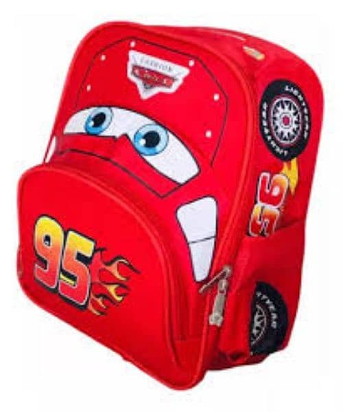 Plush car children's bag kindergarten baby boy safety backpack primary 2