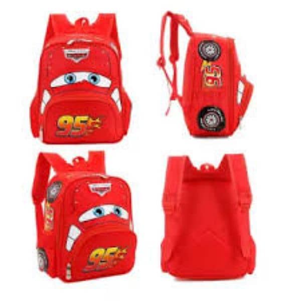 Plush car children's bag kindergarten baby boy safety backpack primary 7