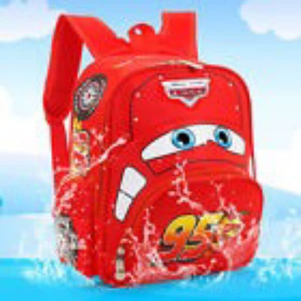 Plush car children's bag kindergarten baby boy safety backpack primary 8