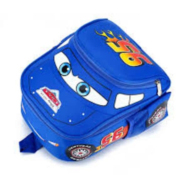 Plush car children's bag kindergarten baby boy safety backpack primary 11