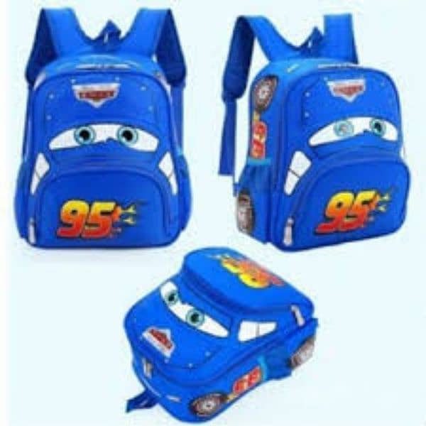 Plush car children's bag kindergarten baby boy safety backpack primary 13