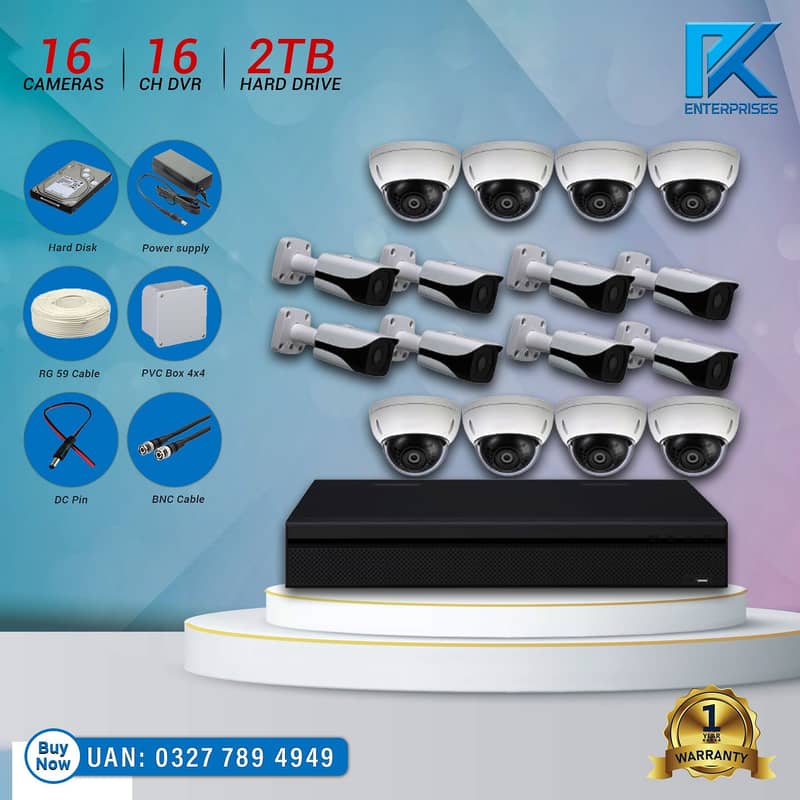 32 CCTV Camera 1080p Full-HD Day & Night Vision Waterproof 1