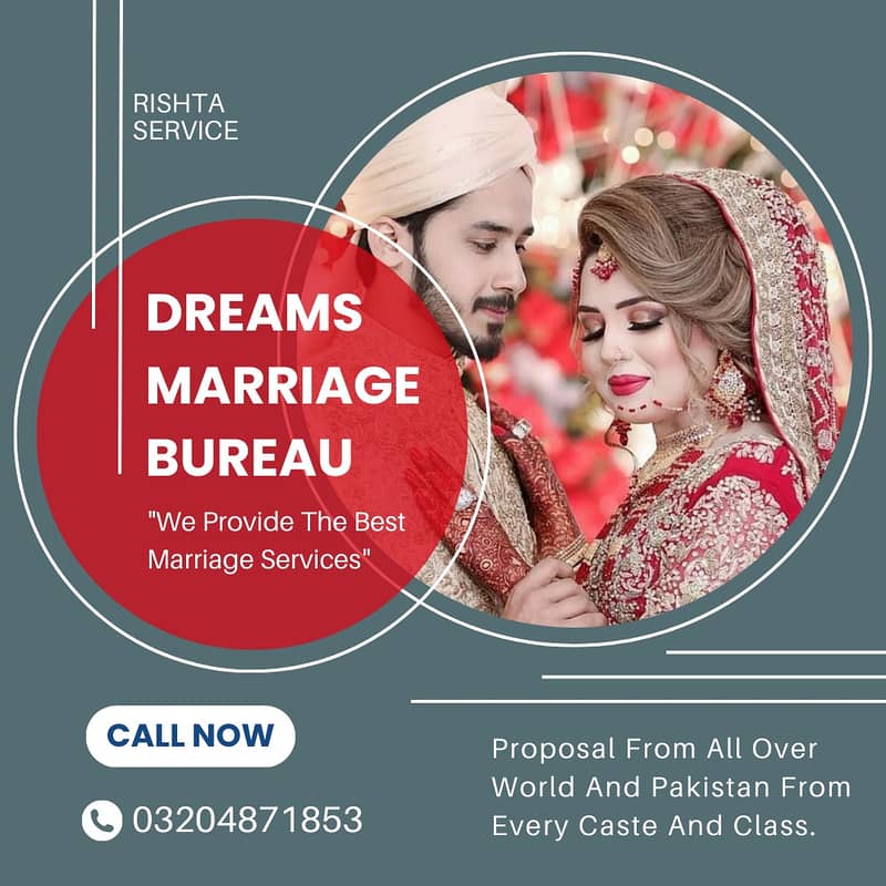 UK, USA abroad . . Dreams Marriage Bureau #Online marriage consultant 0