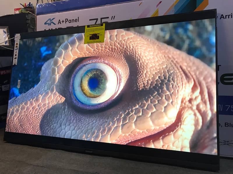 NEW SUMSUNG 75 INCHES SMART LED Tv ULTRA 4K 2