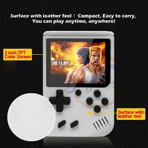 500 IN 1 Retro Video Game Console Handheld Game Player Portable 9