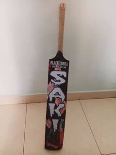 New Saki Cricket Bat (Black Cobra Version 300) Tape Ball