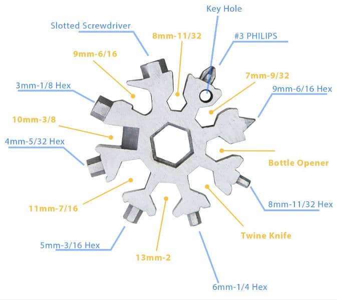 car key chain tool kit Digital clock light multi home massag toolkit 17