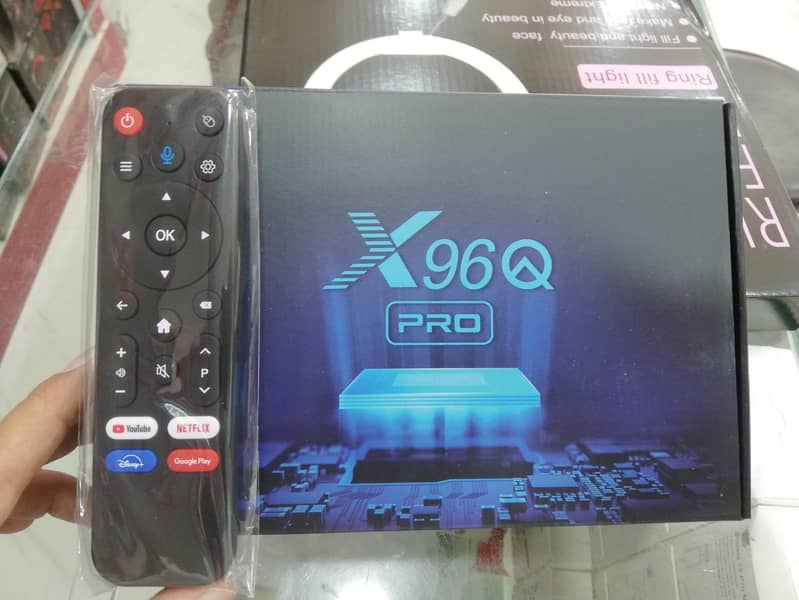 5000+ Free Channels Android Smart tv Box X96Q 4GB+64GB Air mouse IPTV 4