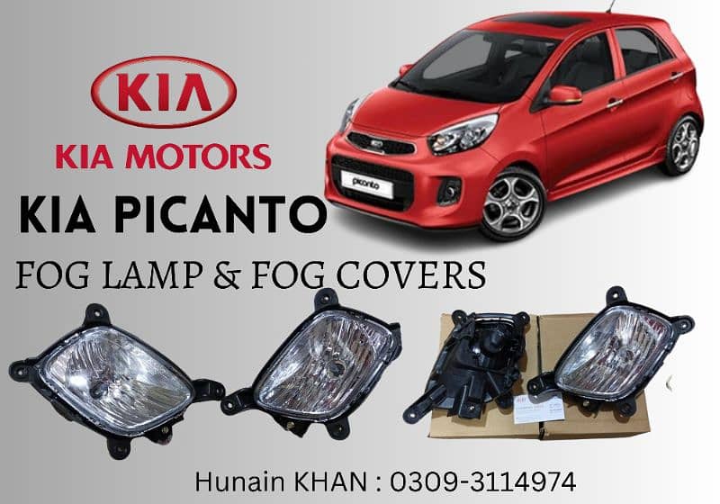 Fog lamp & Fog Cover Kia picanto 2019 0