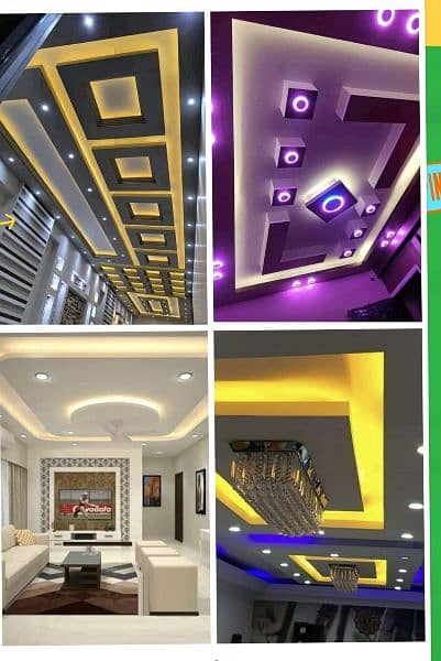 false ceiling pop  / Gypsum ceiling/moldling frame /Roof ceiling 5