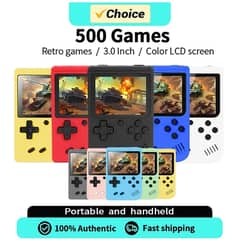 500 IN 1 Retro Video Game Console Handheld Game Player Portable