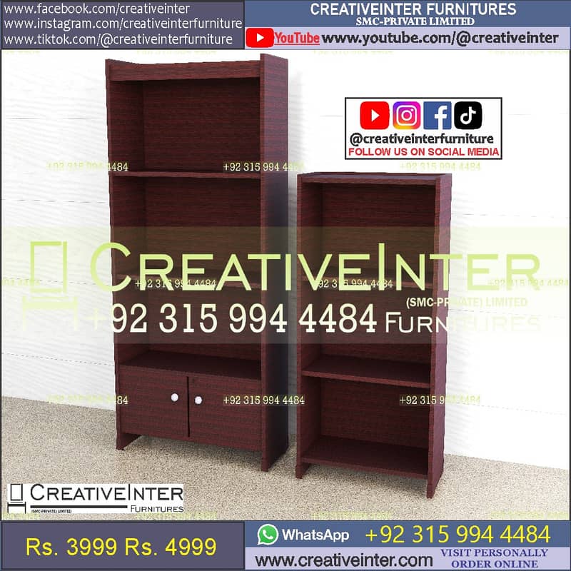 Dressing tabl Cupboard Almari Wardrobe bed set single IronStand mirror 18