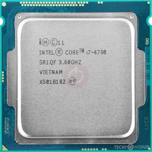 “Intel Processor:Core i7 4790 4th generation. ” 2