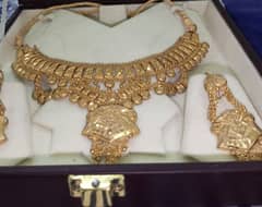 Gold plated bridle jewellery set