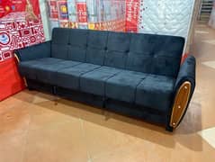 sofa cum bed (2in1)(sofa +bed)(Molty foam)(10 years warranty )