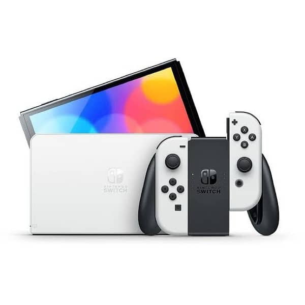 Nintendo Switch (OLED Model) White Console 2