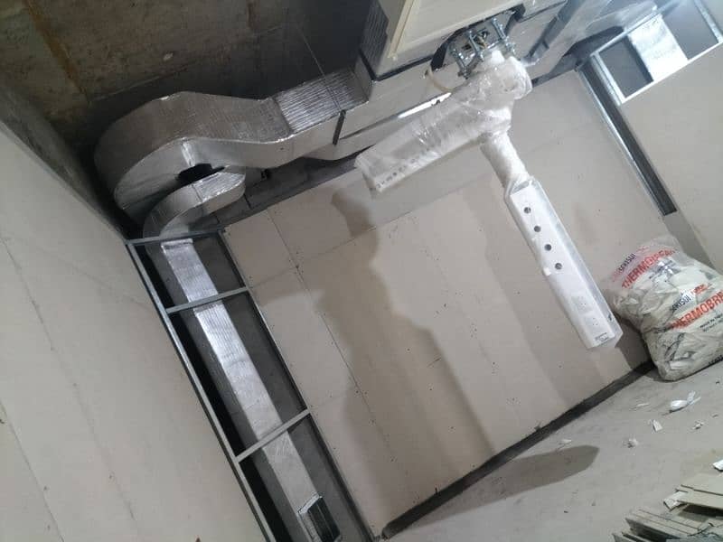 evaporative cooling system/ air chiler and duct system 6
