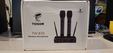 TONOR Wireless Microphone. Just Box Open Not Used