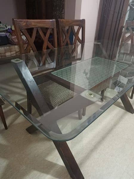 pure sheesham dinning table (6 seater) 2