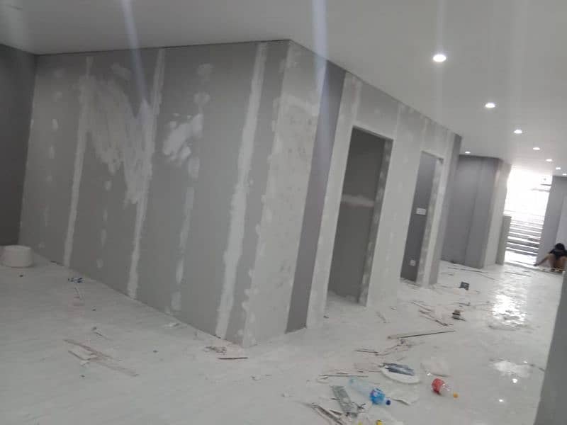 gypsum board partition/office partition/ceiling work /drywall 16