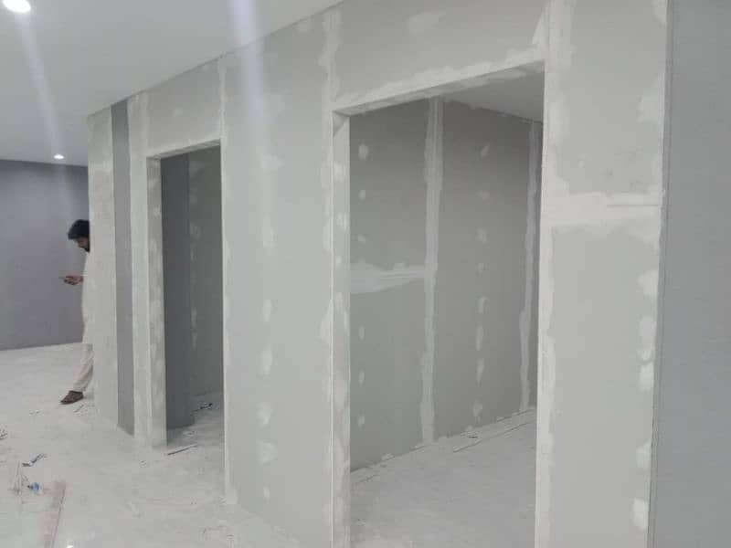 gypsum board partition/office partition/ceiling work /drywall 17