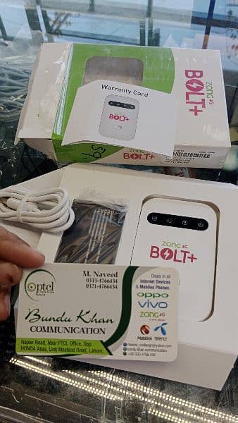 Ptcl eVo Charji Ufone Blaze Zong Bolt Jazz 4G SCom Internet Devices 4