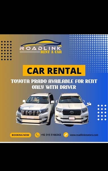 Rent a Car Car Rental Prado for Rent Hiace for Rent corolla for Rent 0