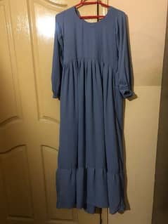 Only one time used,urgent selling ,Frock style abaya hand stitched 0